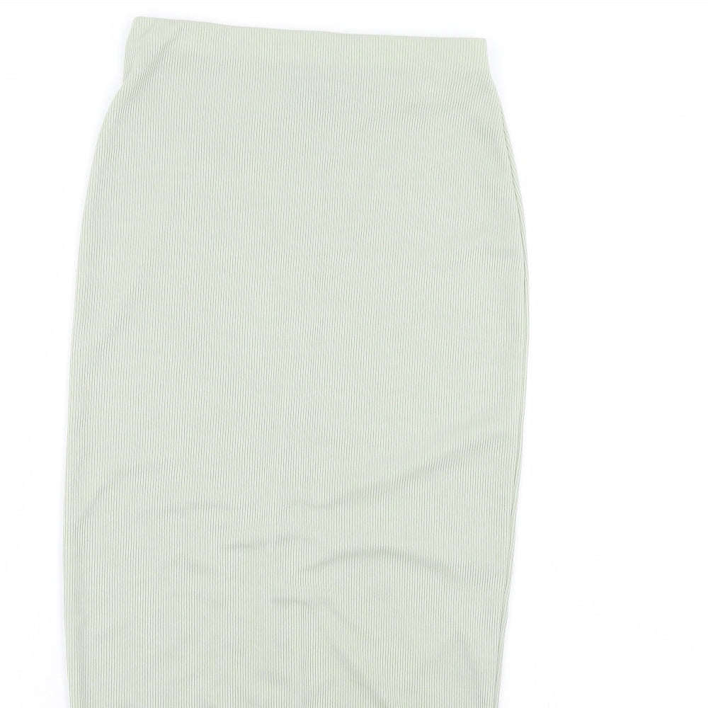 Missguided Womens Green   Maxi Skirt Size 10