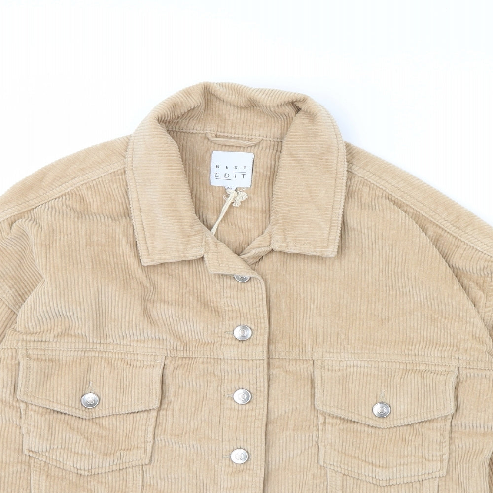 NEXT Womens Beige  Corduroy Jacket  Size XS