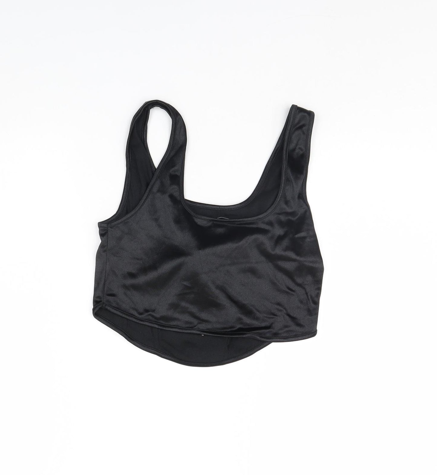 Topshop Womens Black   Cropped Tank Size 12