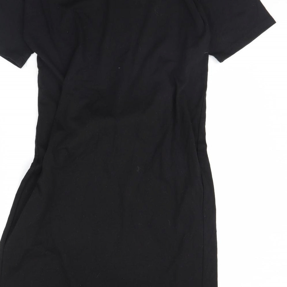 Missguided Womens Black   T-Shirt Dress  Size 8