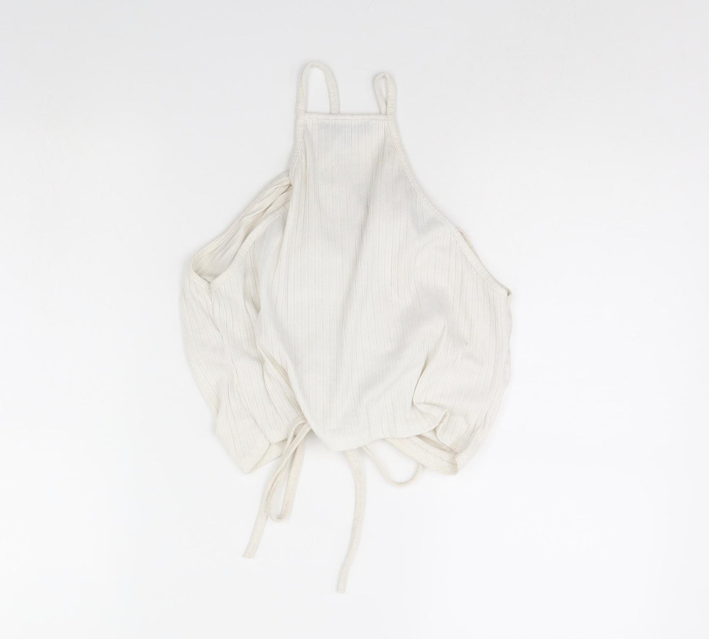 Missguided Womens White   Cropped Tank Size 12