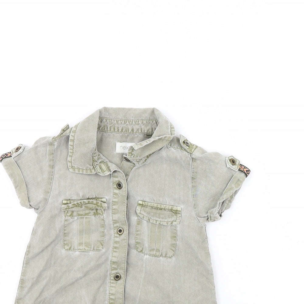 NEXT Girls Green   Shift  Size 2 Years