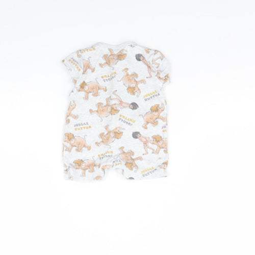 Primark Baby Grey   Babygrow One-Piece Size 0-3 Months  - Disney