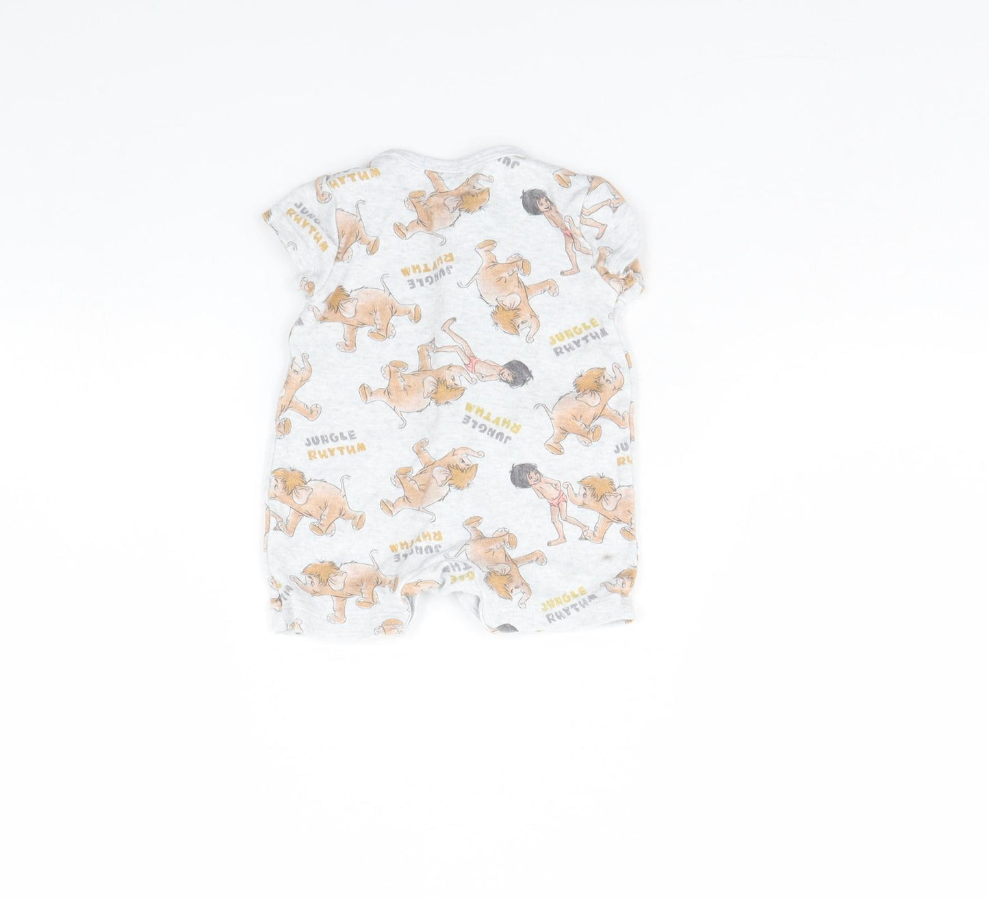 Primark Baby Grey   Babygrow One-Piece Size 0-3 Months  - Disney