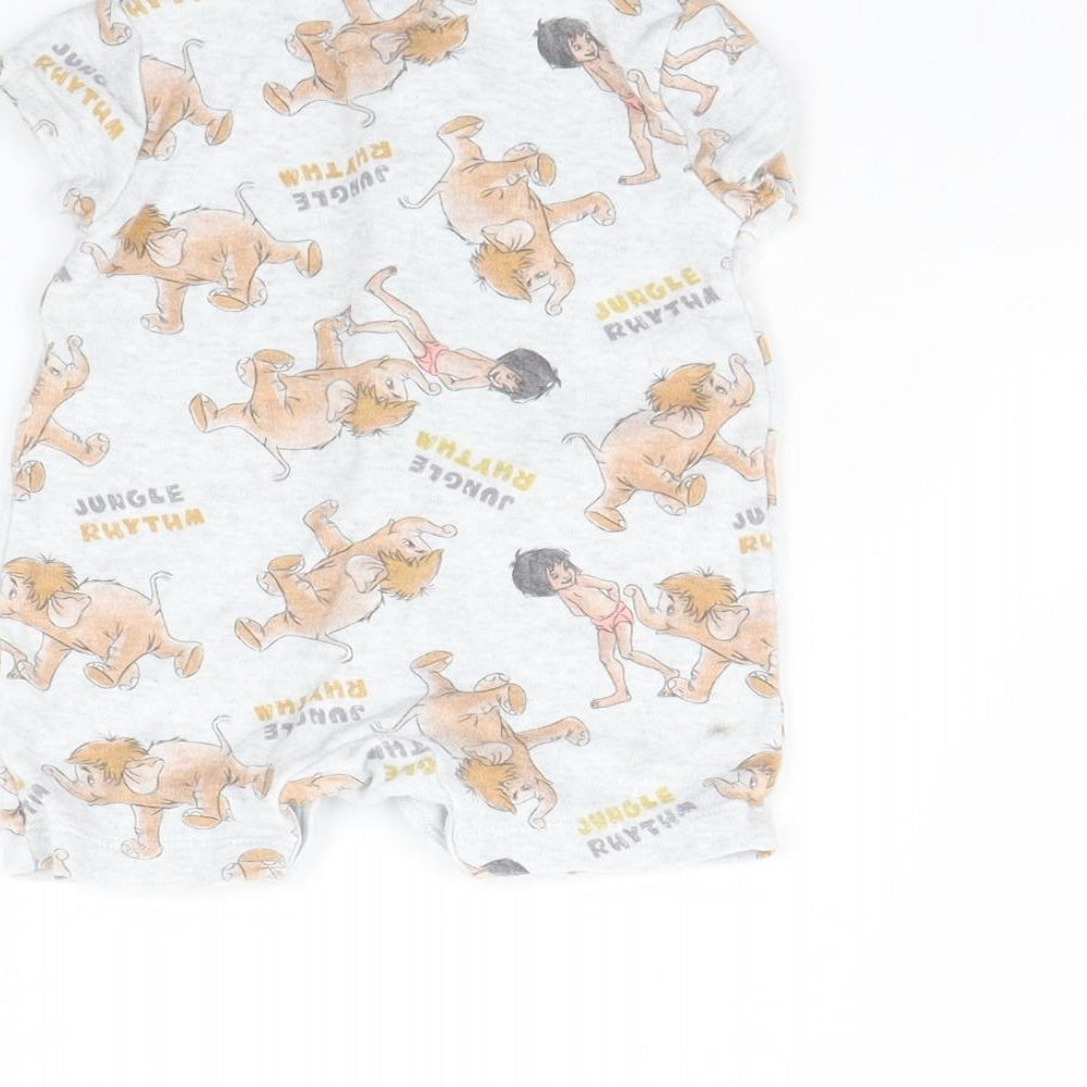 Primark Baby Grey   Babygrow One-Piece Size 0-3 Months  - Disney
