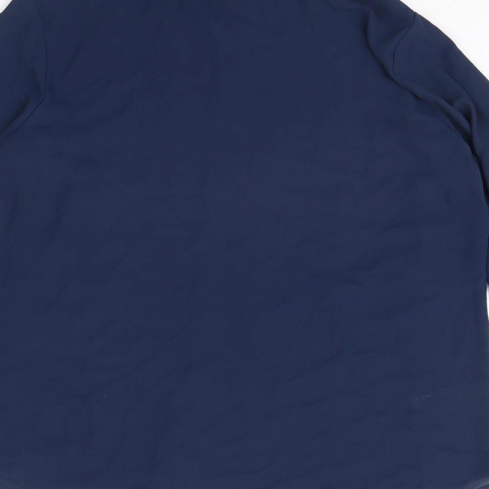 TU Womens Blue   Basic Button-Up Size 10