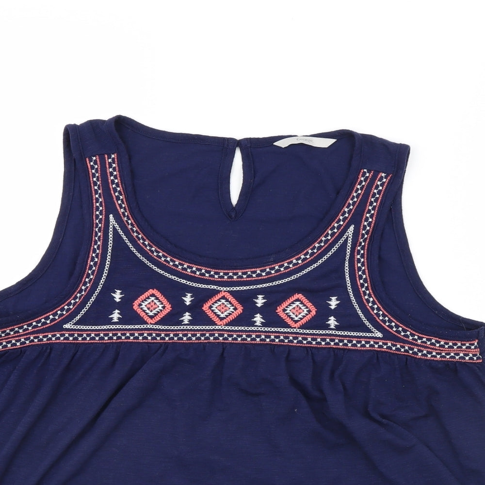 George Womens Blue   Basic Tank Size 20