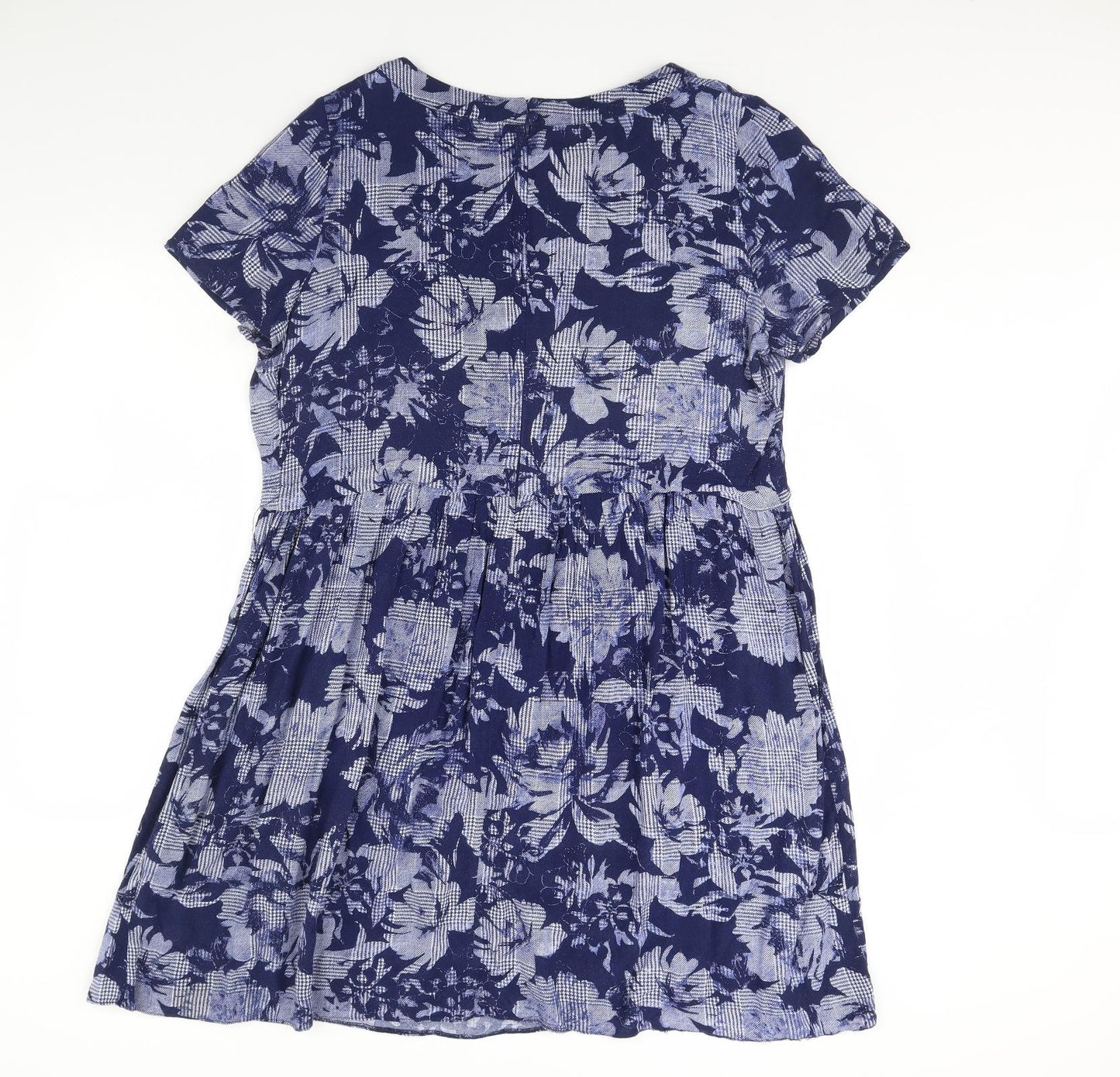 TU Womens Blue Floral  Fit & Flare  Size 18