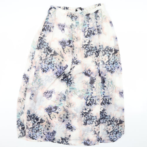 Dorothy Perkins Womens Multicoloured Floral  Flare Skirt Size 14