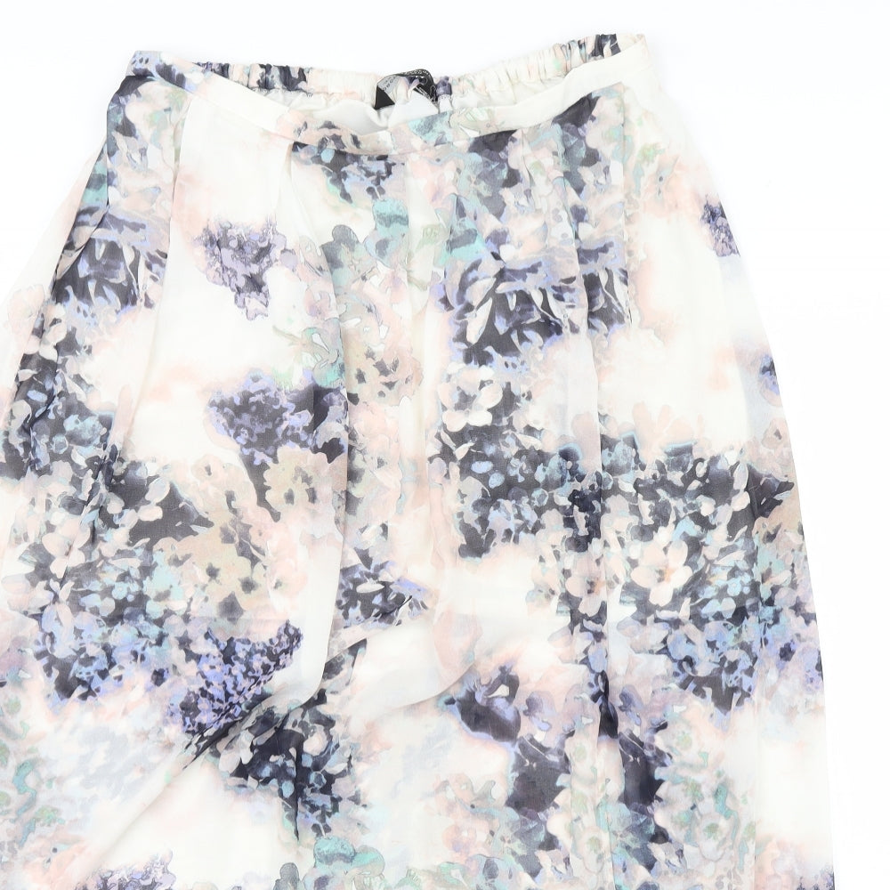 Dorothy Perkins Womens Multicoloured Floral  Flare Skirt Size 14