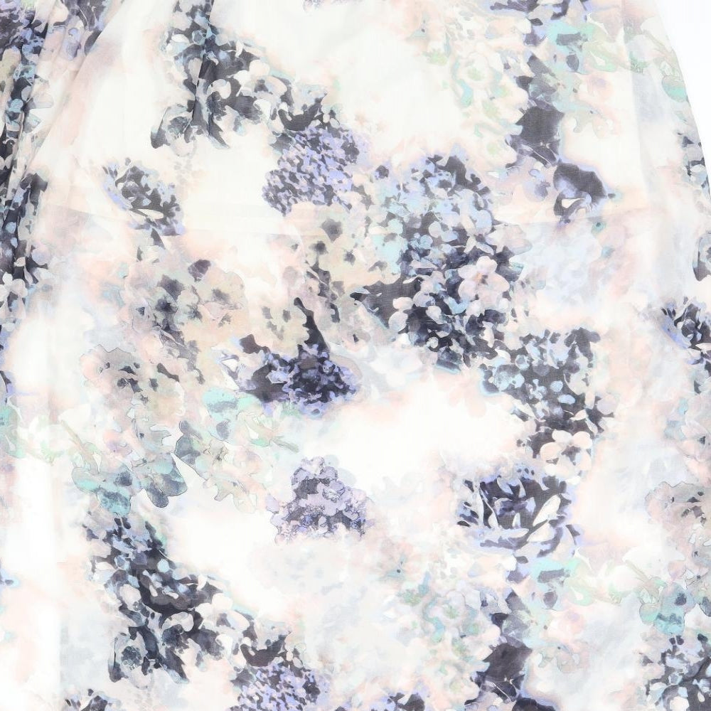 Dorothy Perkins Womens Multicoloured Floral  Flare Skirt Size 14