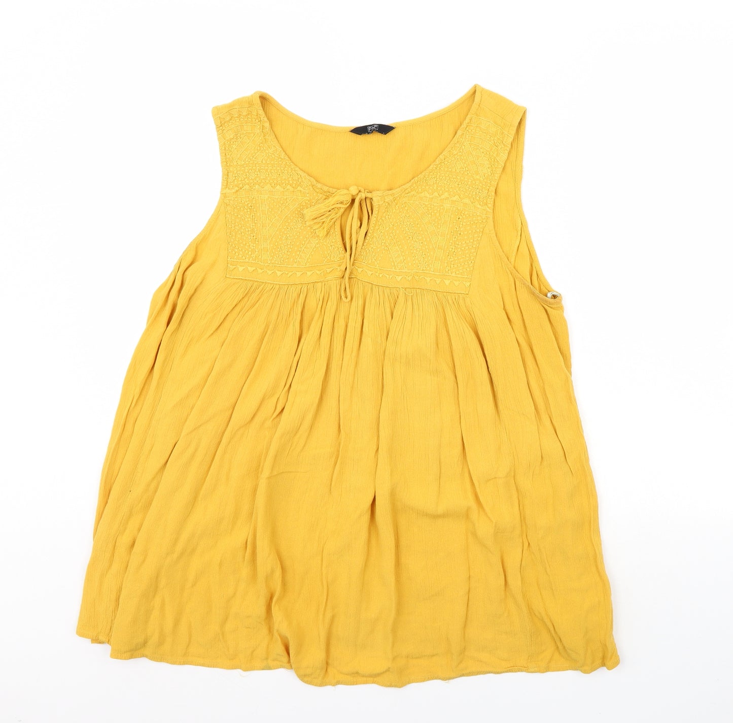 F&F Womens Yellow   Basic Blouse Size 20