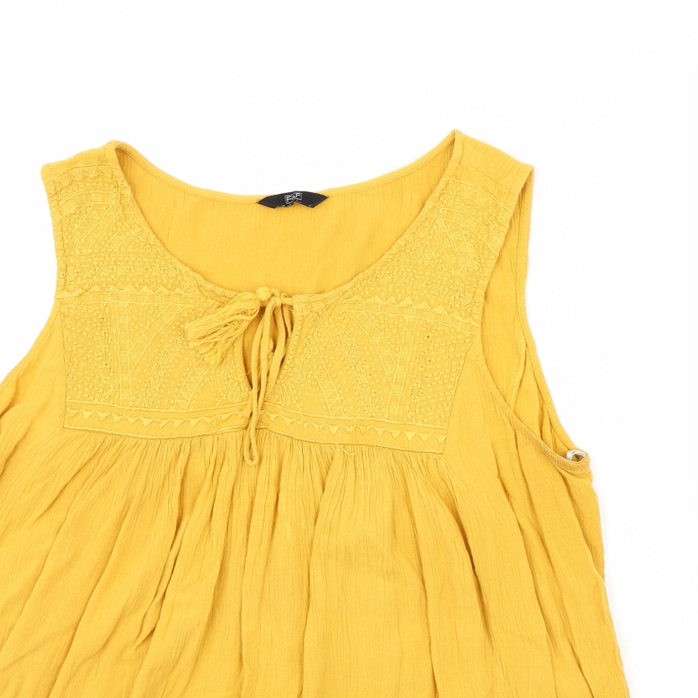 F&F Womens Yellow   Basic Blouse Size 20