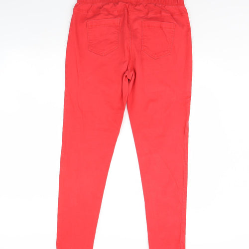 TU Womens Red   Jegging Jeans Size 16 L30 in