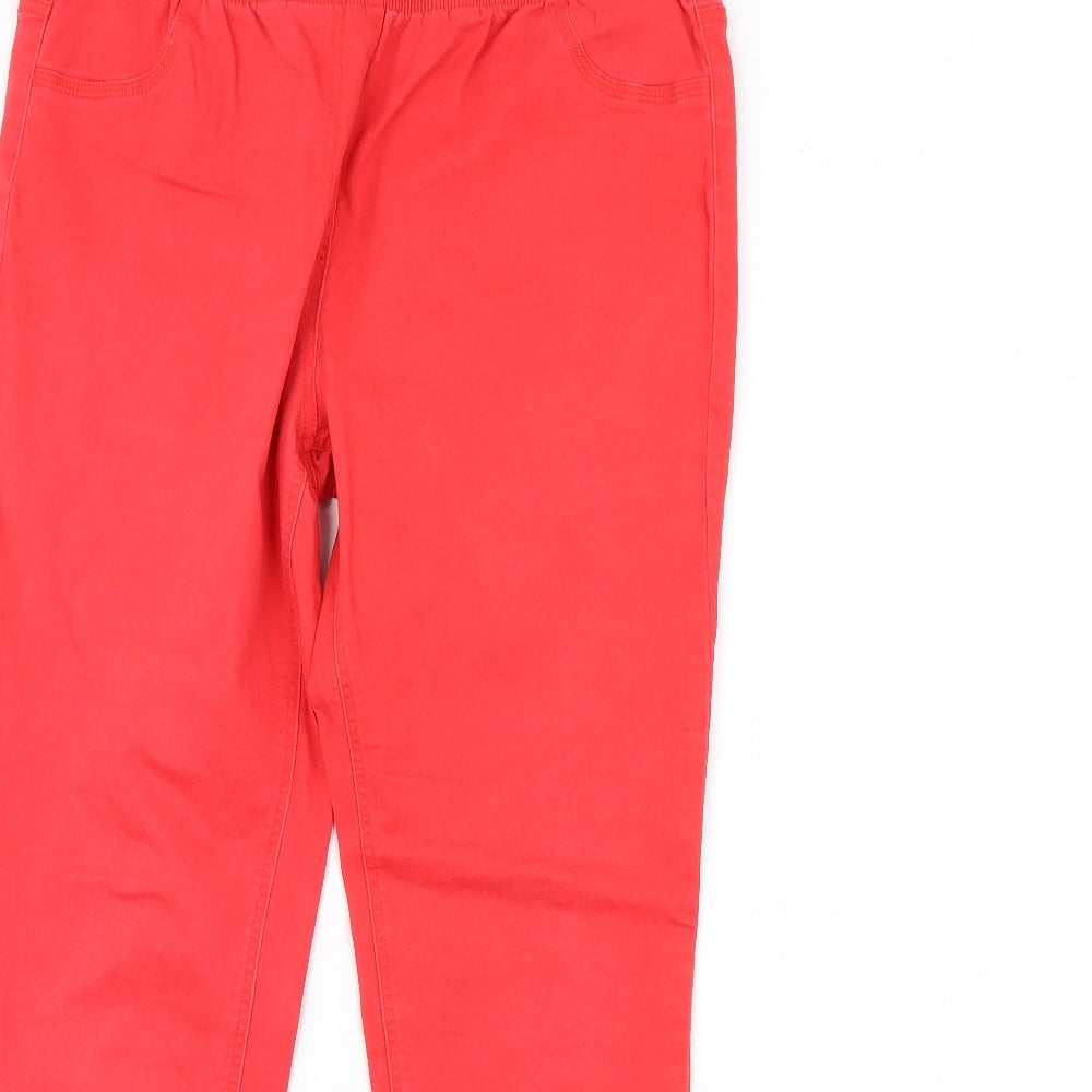 TU Womens Red   Jegging Jeans Size 16 L30 in