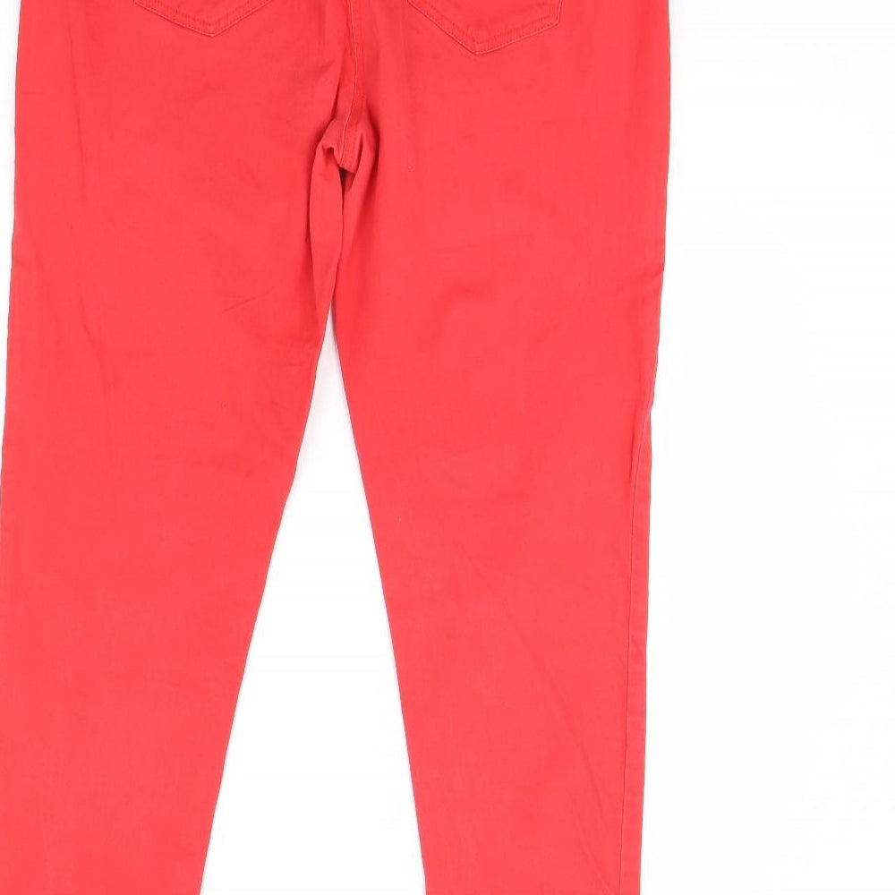 TU Womens Red   Jegging Jeans Size 16 L30 in