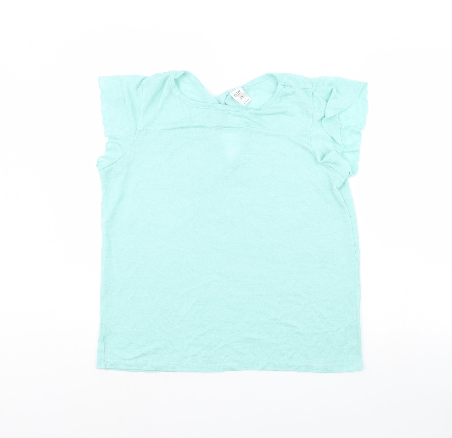 NOW  Womens Green   Basic T-Shirt Size 18