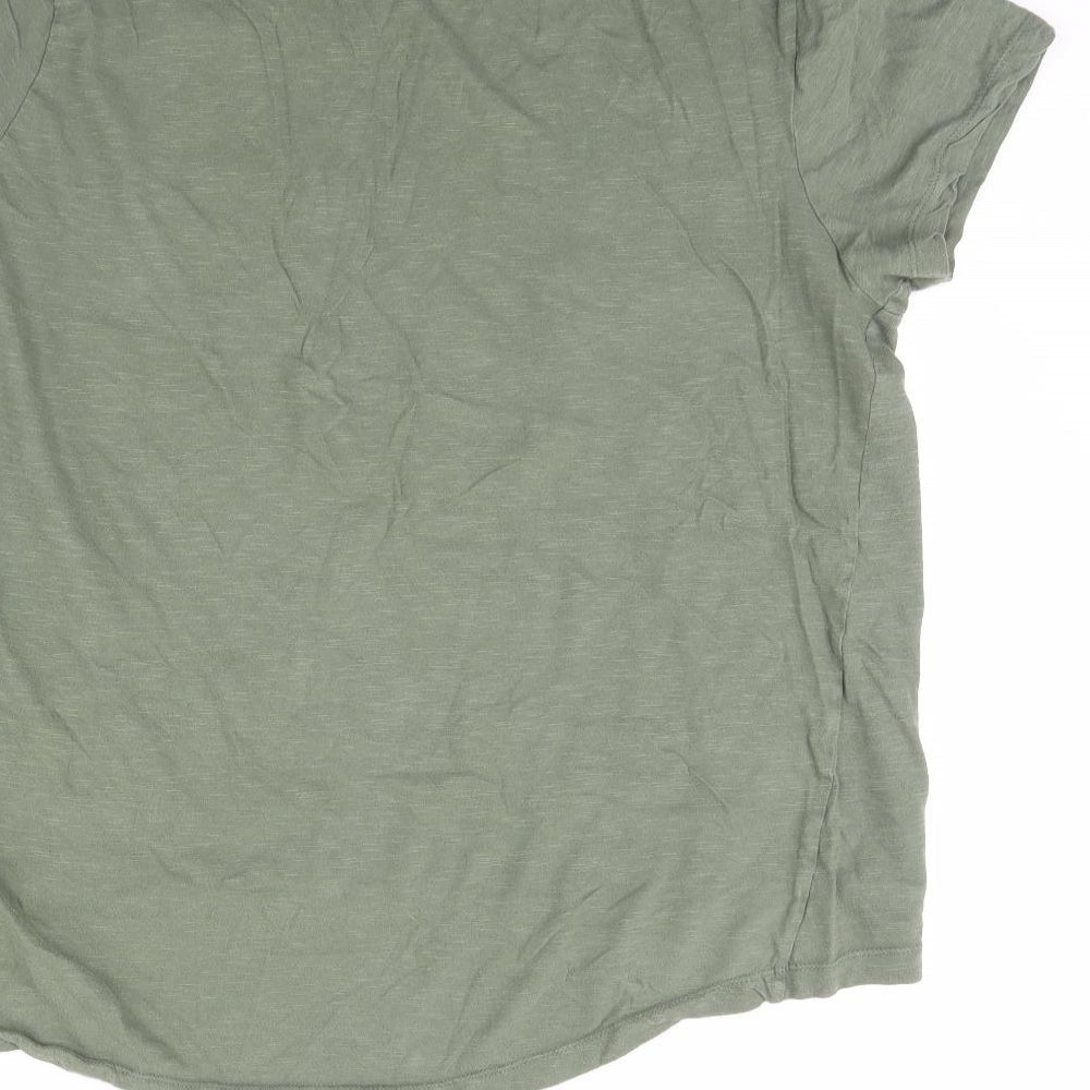 Clothing & Co Womens Green   Basic T-Shirt Size 16