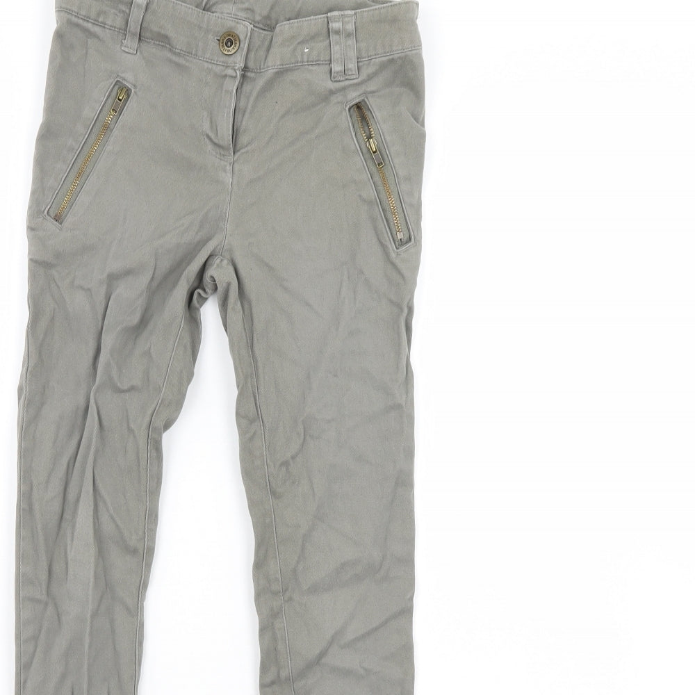 NEXT Girls Grey   Chino Trousers Size 8 Years