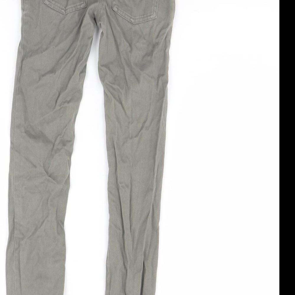 NEXT Girls Grey   Chino Trousers Size 8 Years