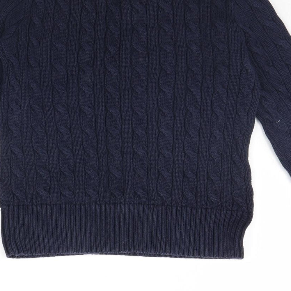 Ralph Lauren Girls Blue   Pullover Jumper Size 8 Years