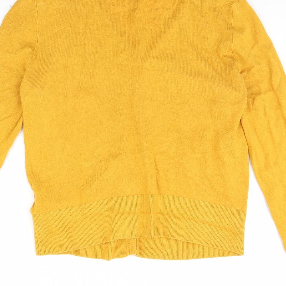 Primark Womens Yellow   Cardigan Jumper Size M