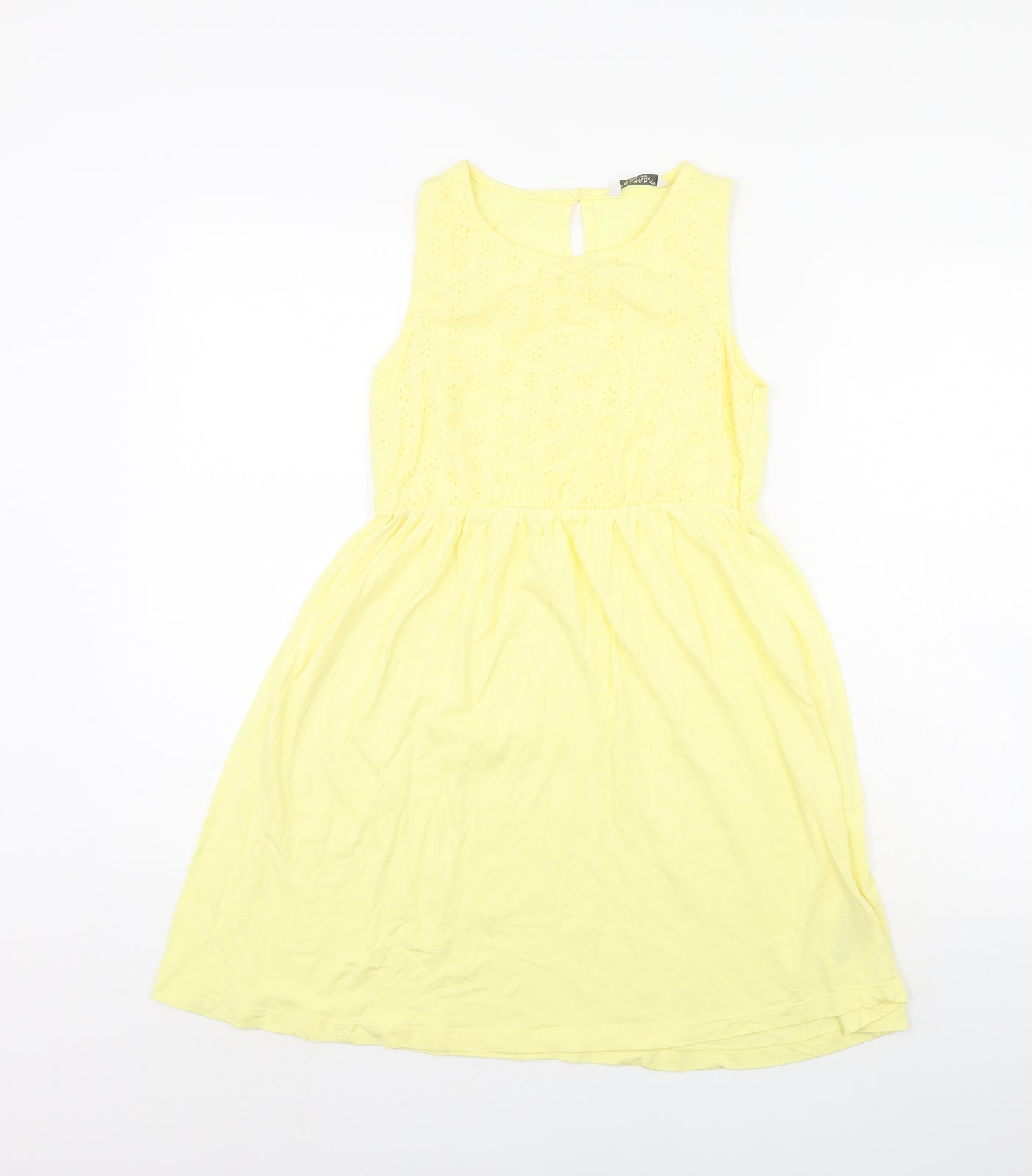 Primark Girls Yellow   Fit & Flare  Size 13 Years