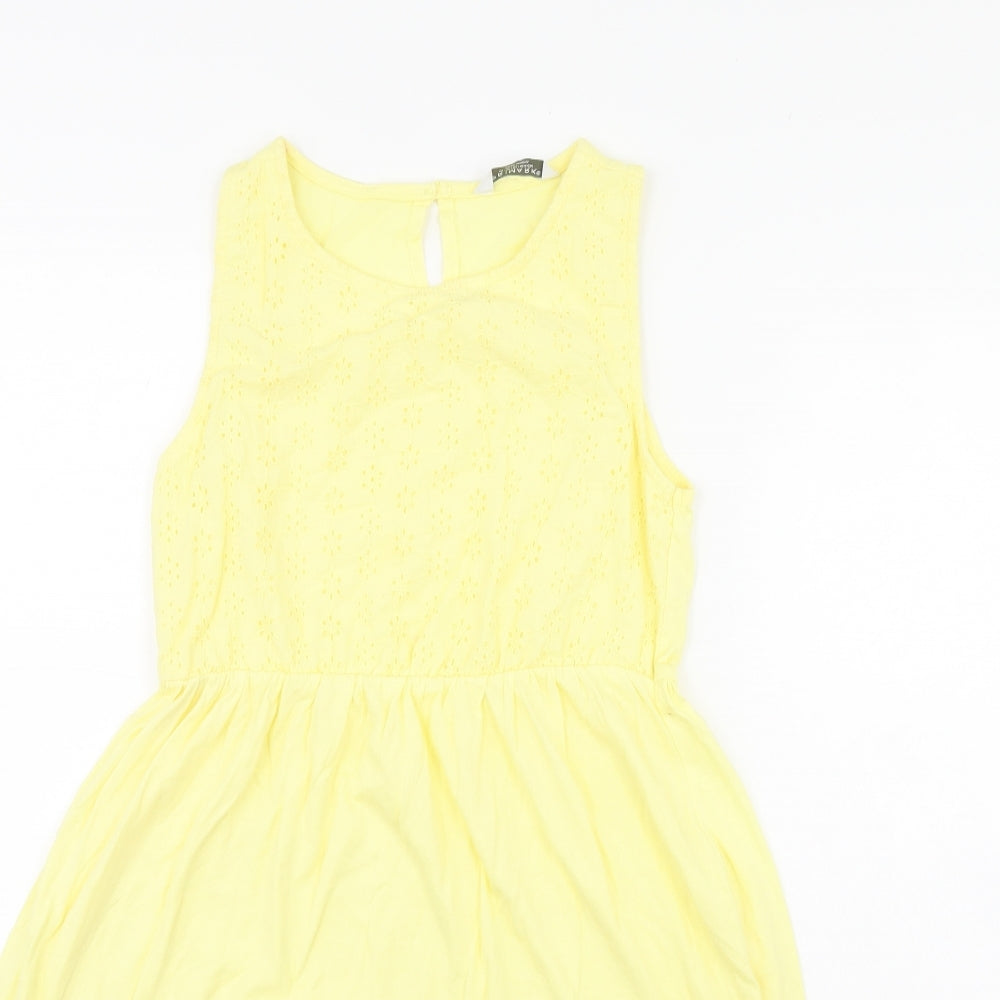 Primark Girls Yellow   Fit & Flare  Size 13 Years