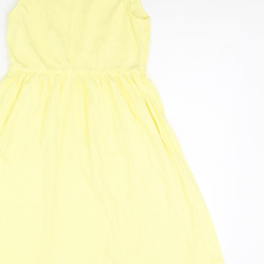 Primark Girls Yellow   Fit & Flare  Size 13 Years