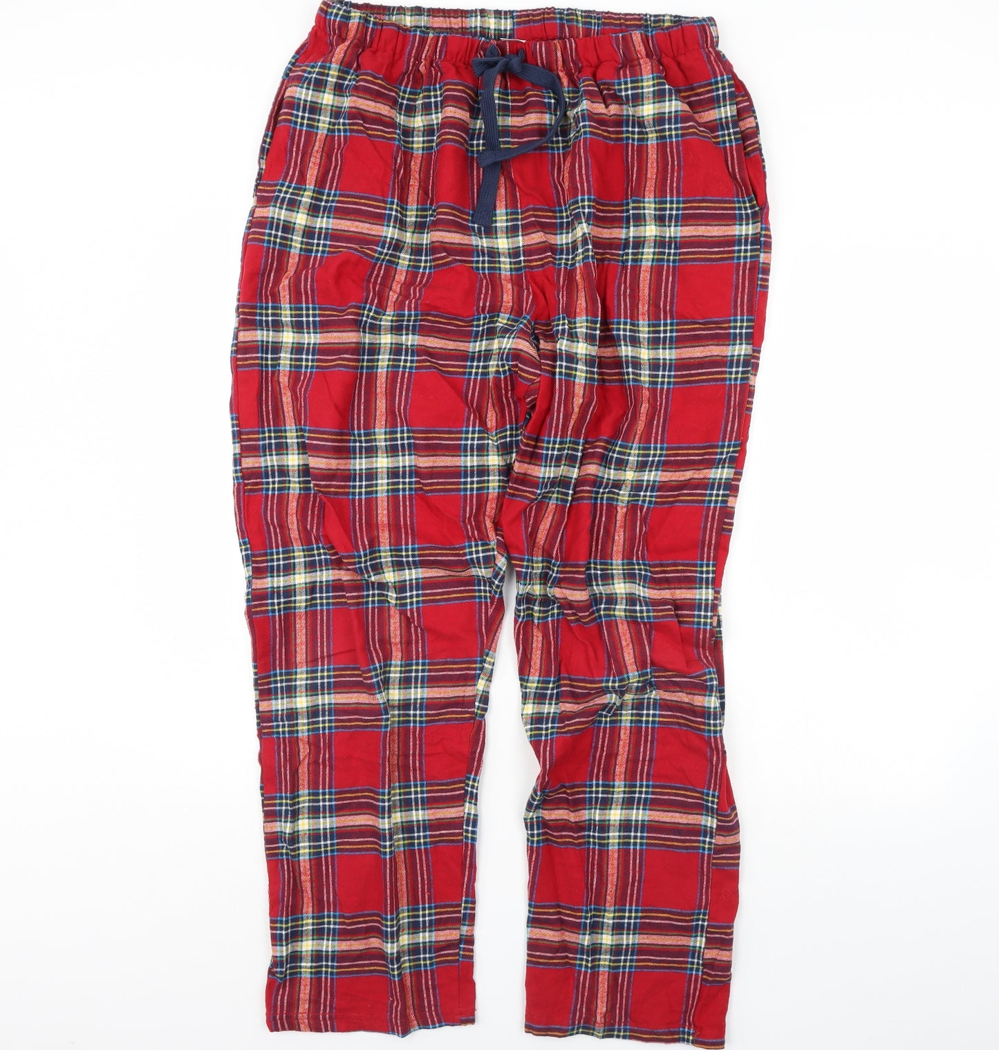 PJ Collections Mens Red Check   Pyjama Pants Size XL