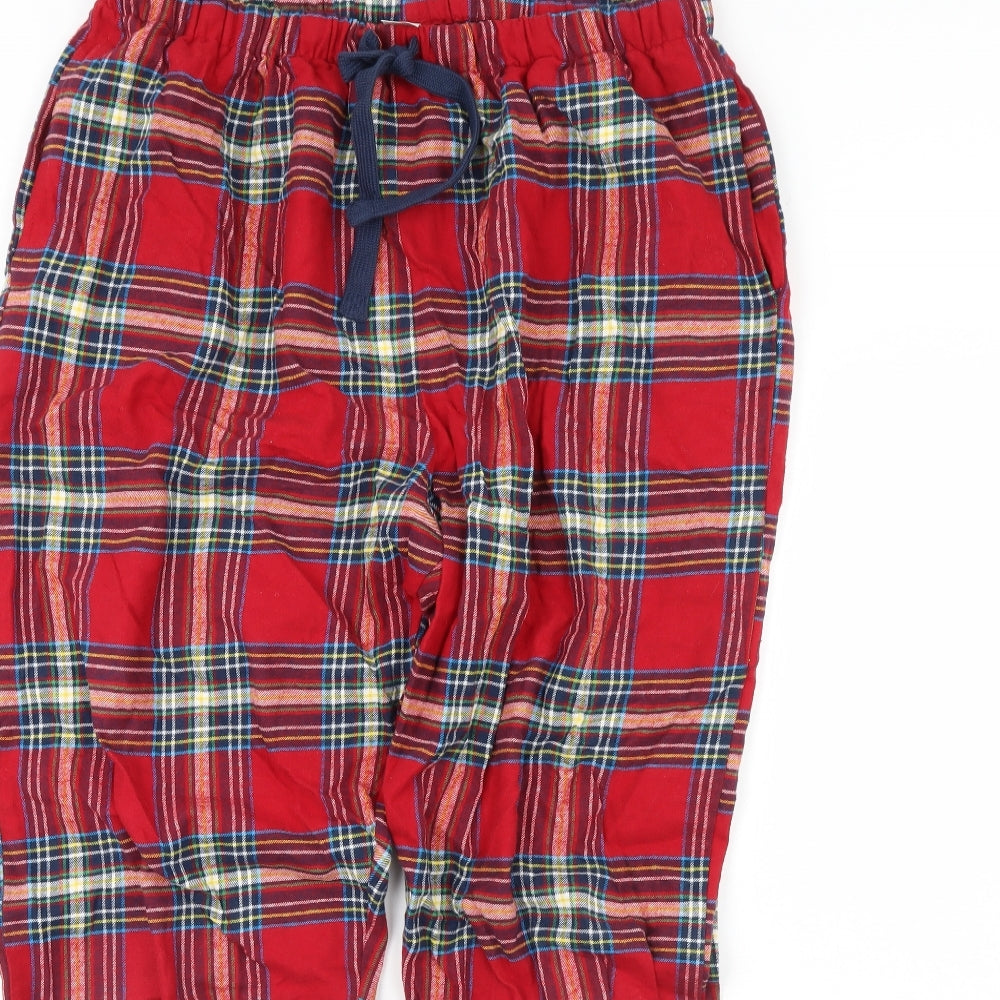 PJ Collections Mens Red Check   Pyjama Pants Size XL