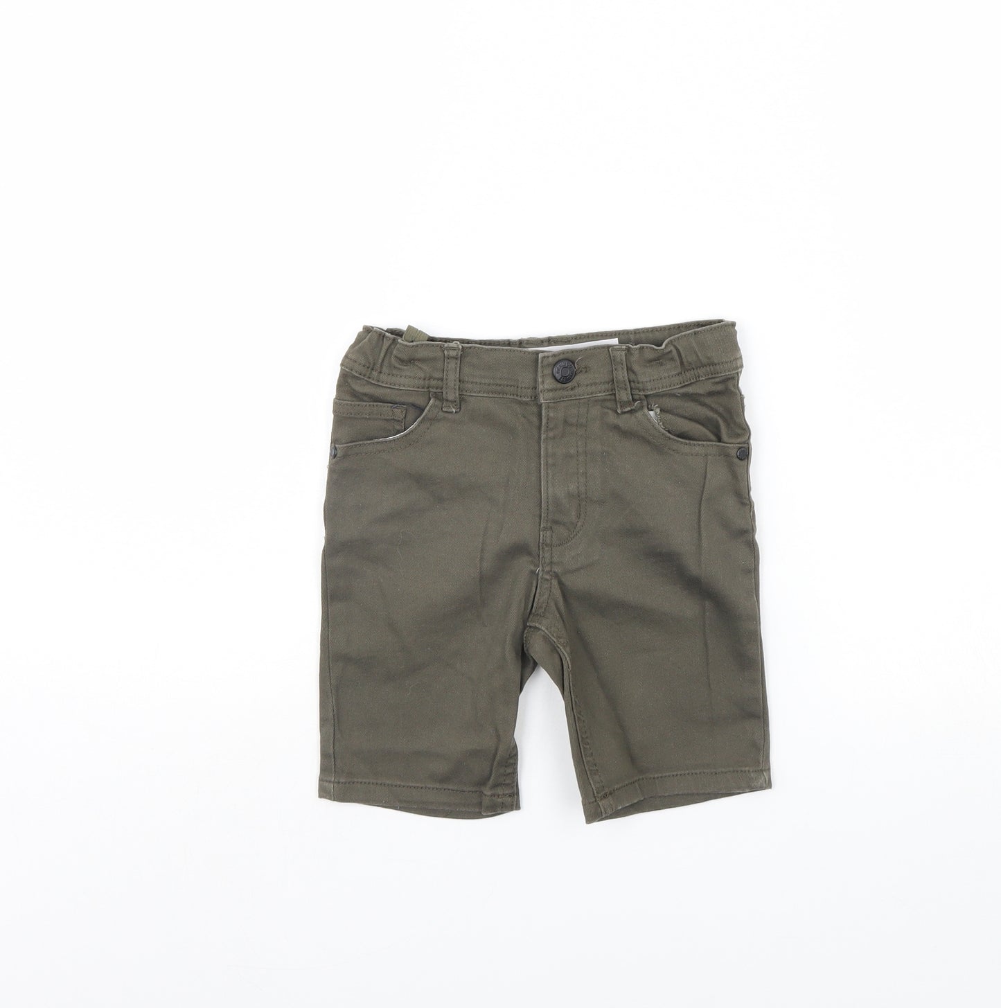 Denim & Co. Boys Green   Chino Shorts Size 5 Years