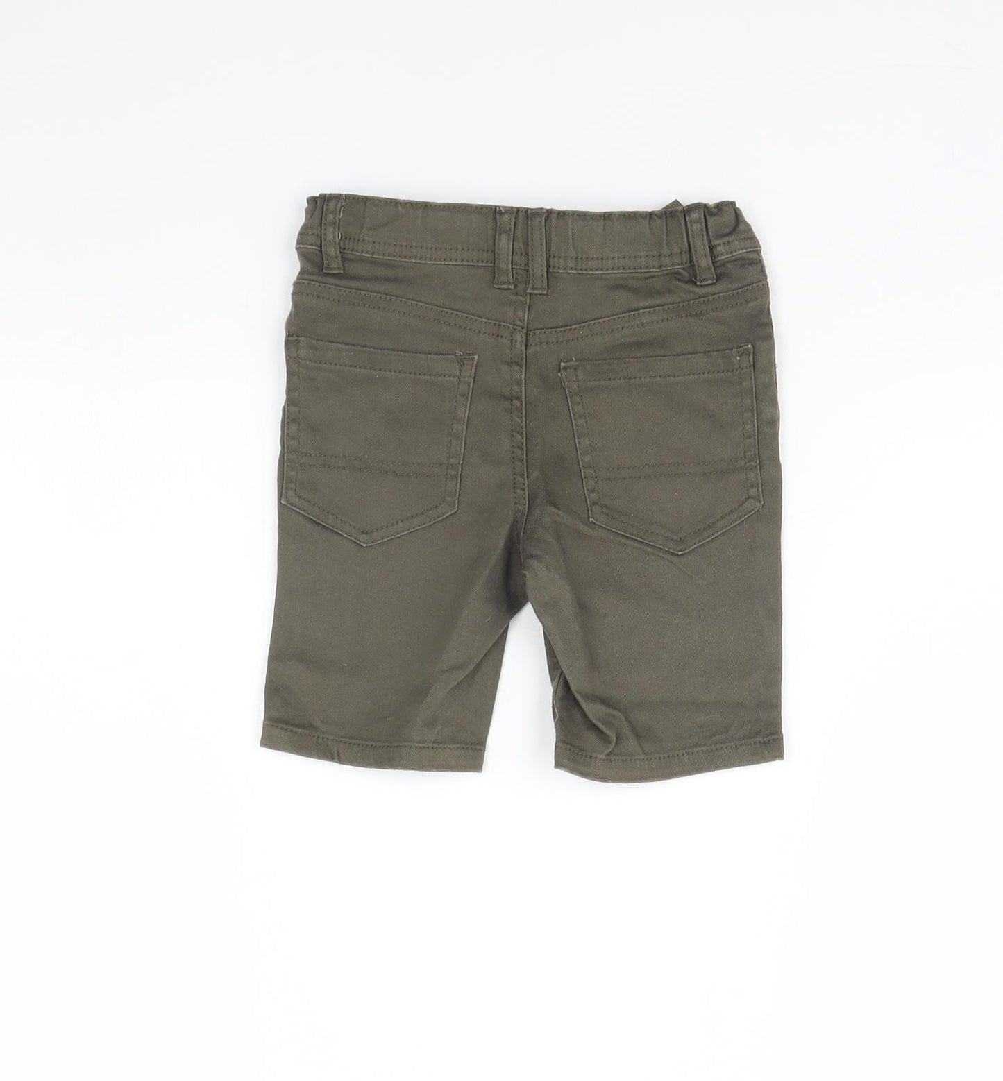 Denim & Co. Boys Green   Chino Shorts Size 5 Years