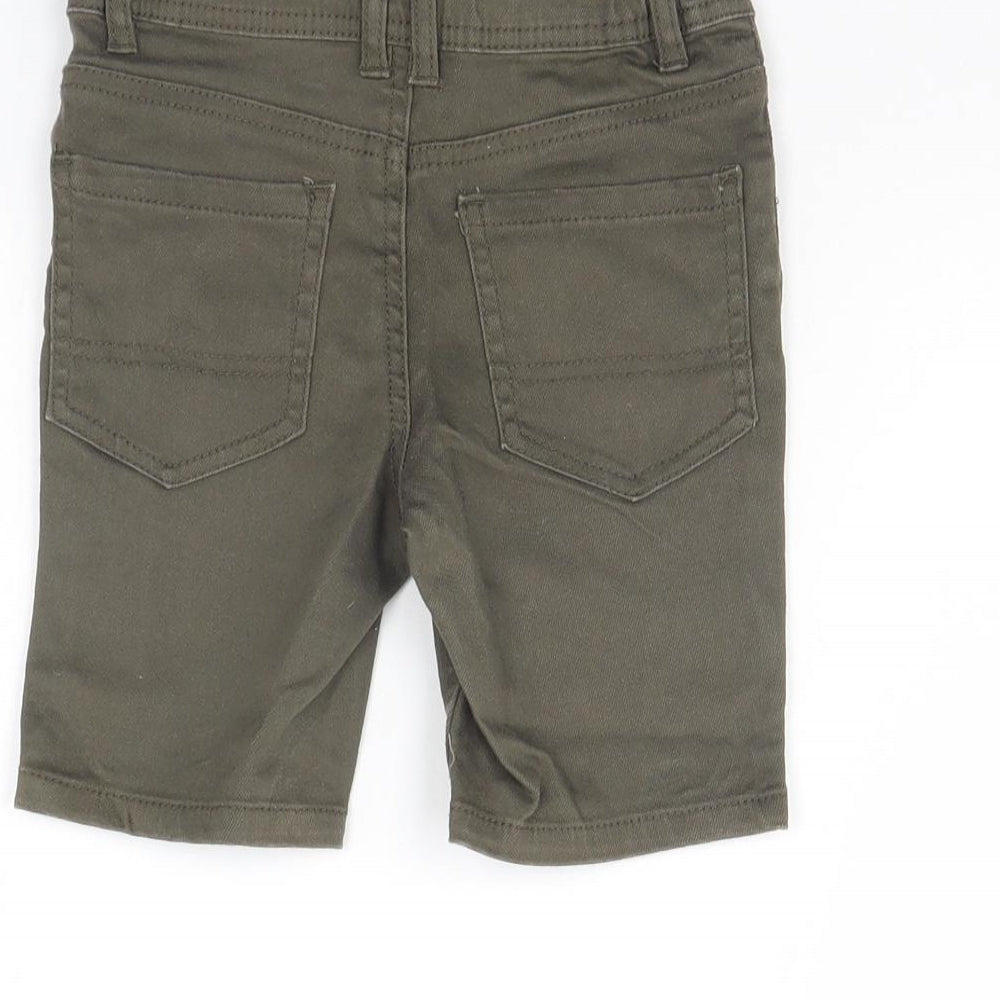 Denim & Co. Boys Green   Chino Shorts Size 5 Years