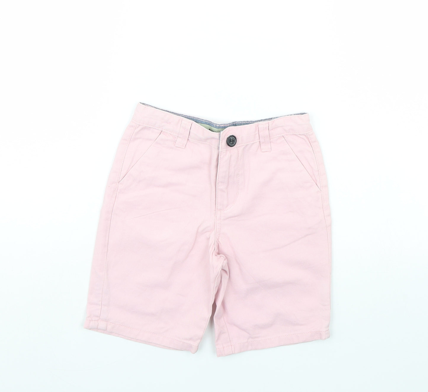 Denim & Co. Boys Pink   Chino Shorts Size 5 Years