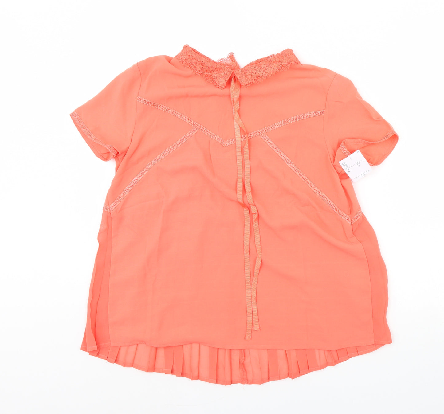 Grace & Mila Womens Orange   Basic Blouse Size M