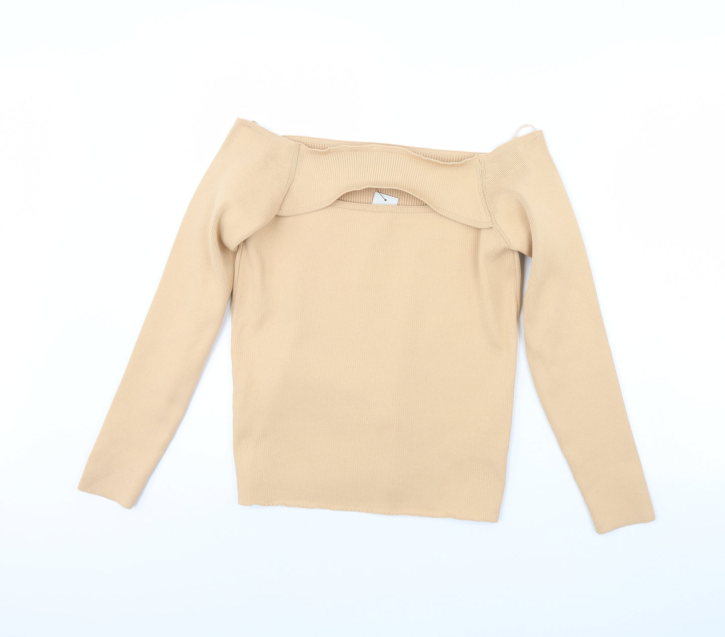 River Island Womens Beige   Basic Blouse Size 16