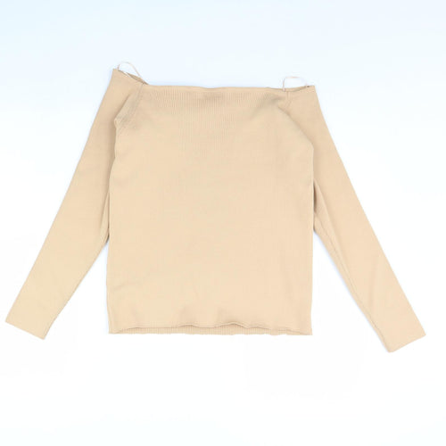 River Island Womens Beige   Basic Blouse Size 16