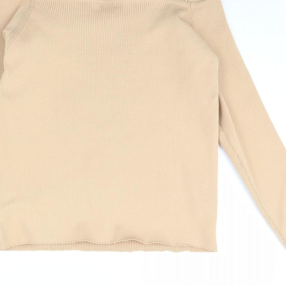 River Island Womens Beige   Basic Blouse Size 16