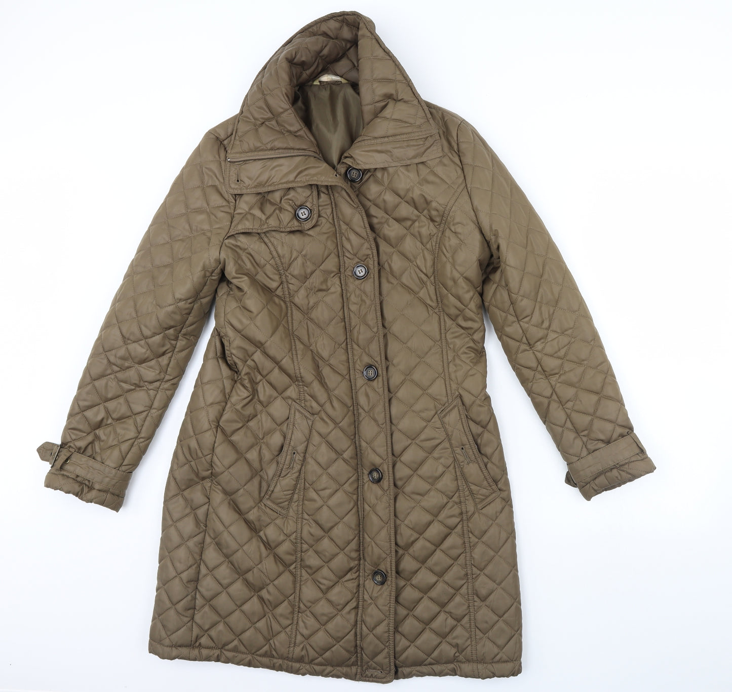 TU Womens Brown   Rain Coat Coat Size 10