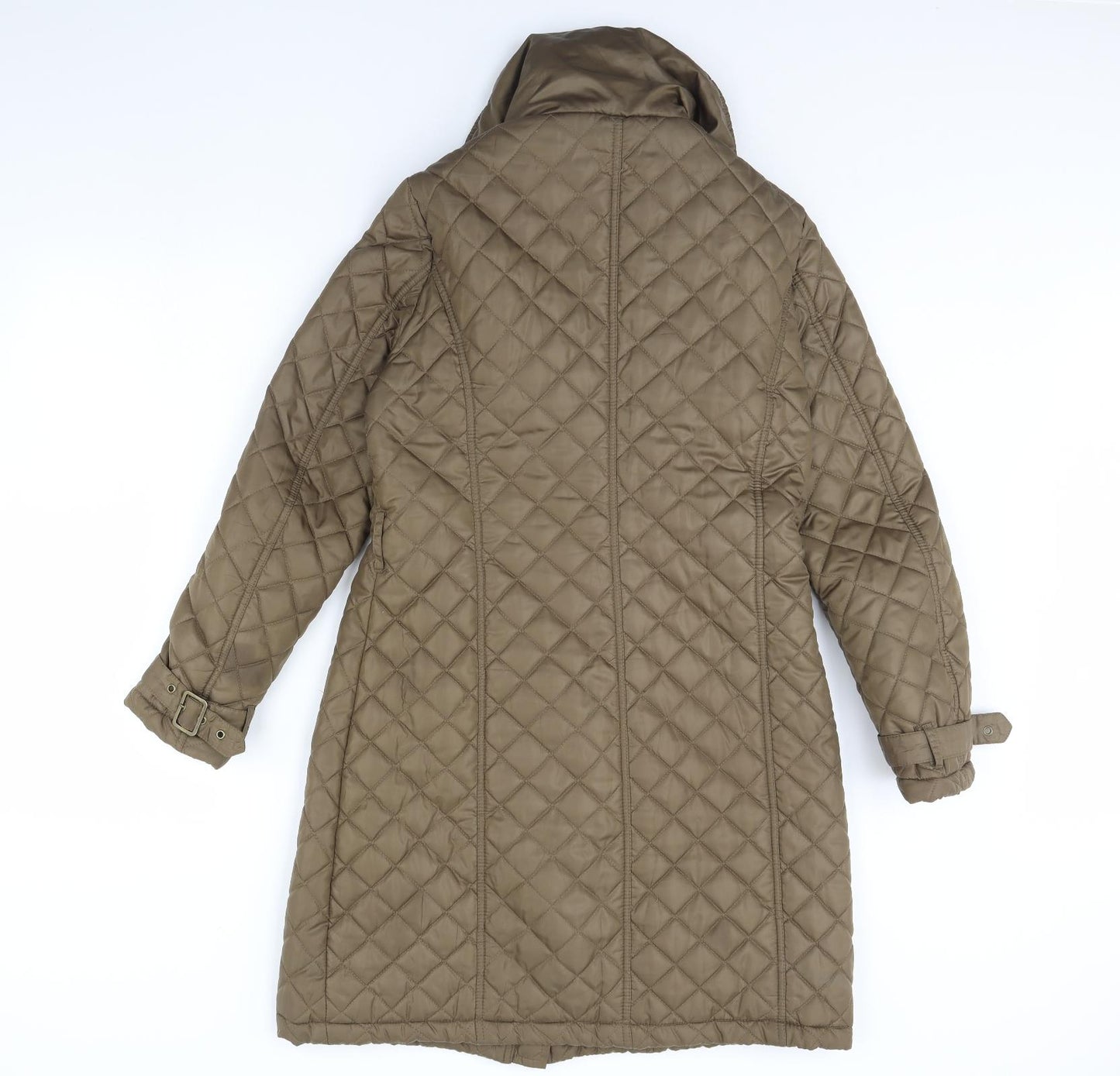 TU Womens Brown   Rain Coat Coat Size 10