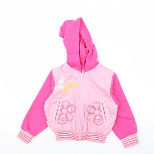Preworn Girls Pink   Jacket  Size 2 Years  - Hannah Montana