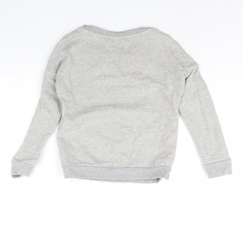NEXT Girls Grey   Pullover Jumper Size 8 Years