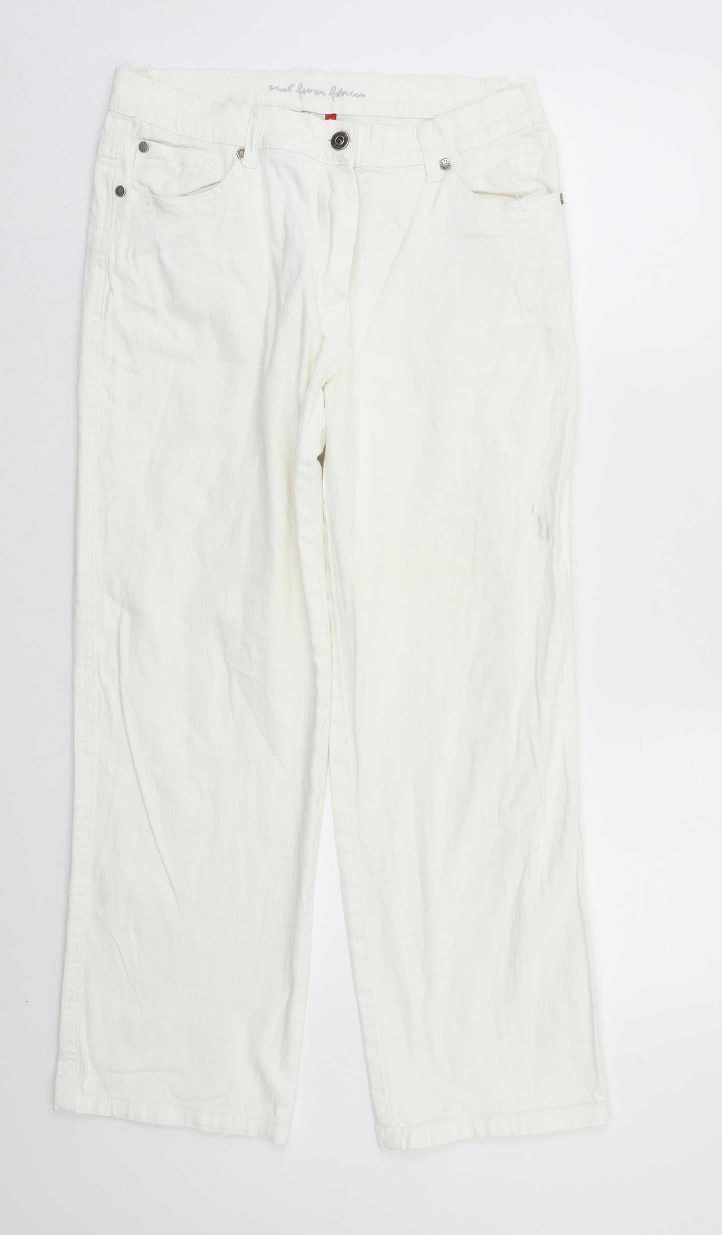 Benotti Womens White   Bootcut Jeans Size 12 L25 in