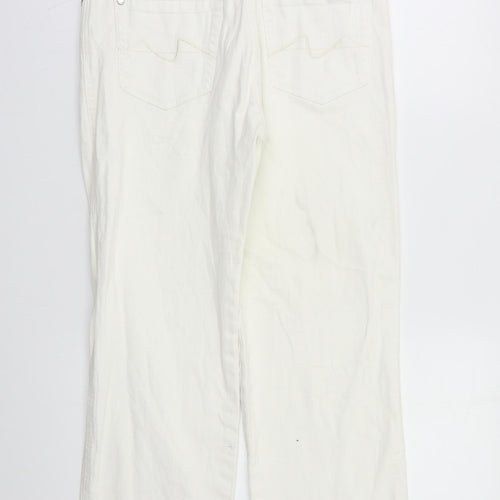 Benotti Womens White   Bootcut Jeans Size 12 L25 in