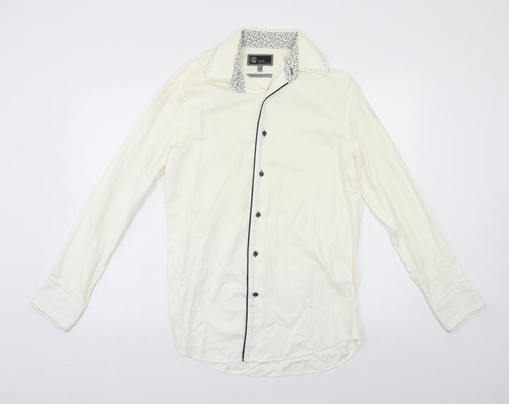 NEXT Mens White    Button-Up Size S