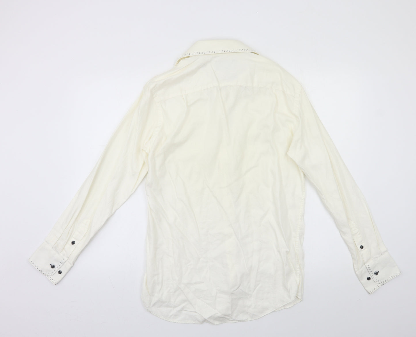 NEXT Mens White    Button-Up Size S