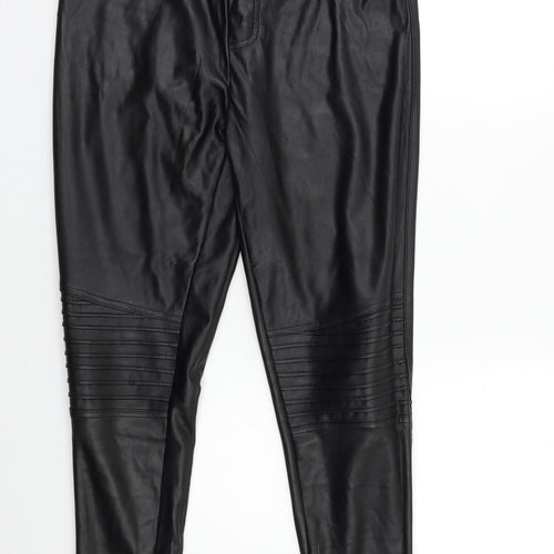 Primark Womens Black   Jegging Trousers Size 12 L25 in