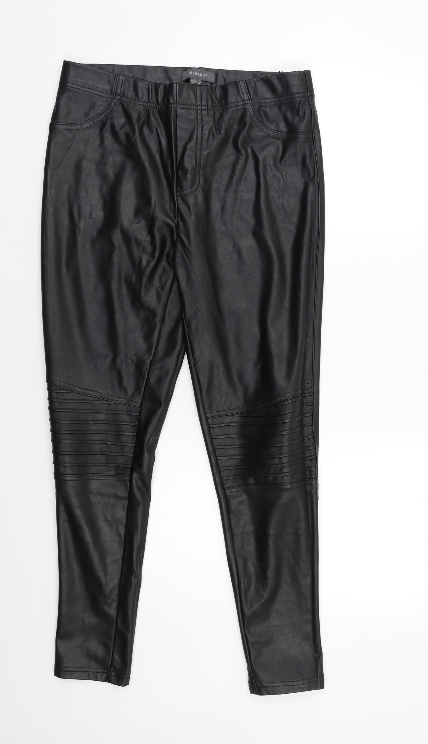 Primark Womens Black   Jegging Trousers Size 12 L25 in