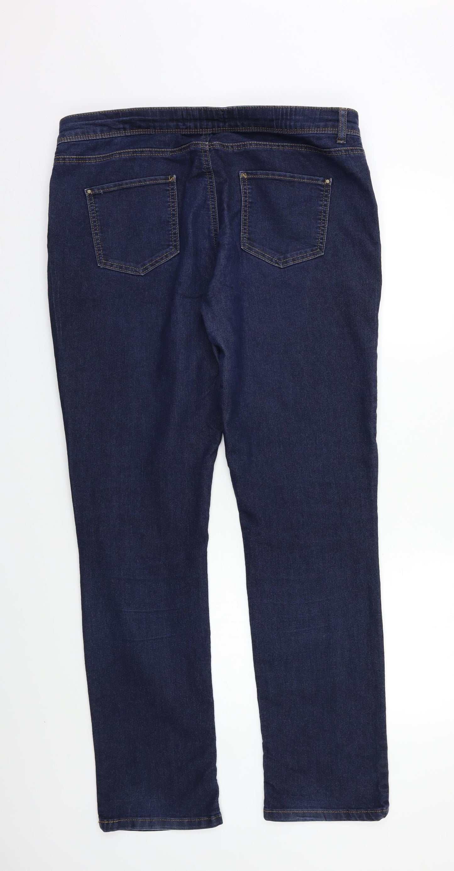 Wallis Womens Blue   Straight Jeans Size 16 L26 in